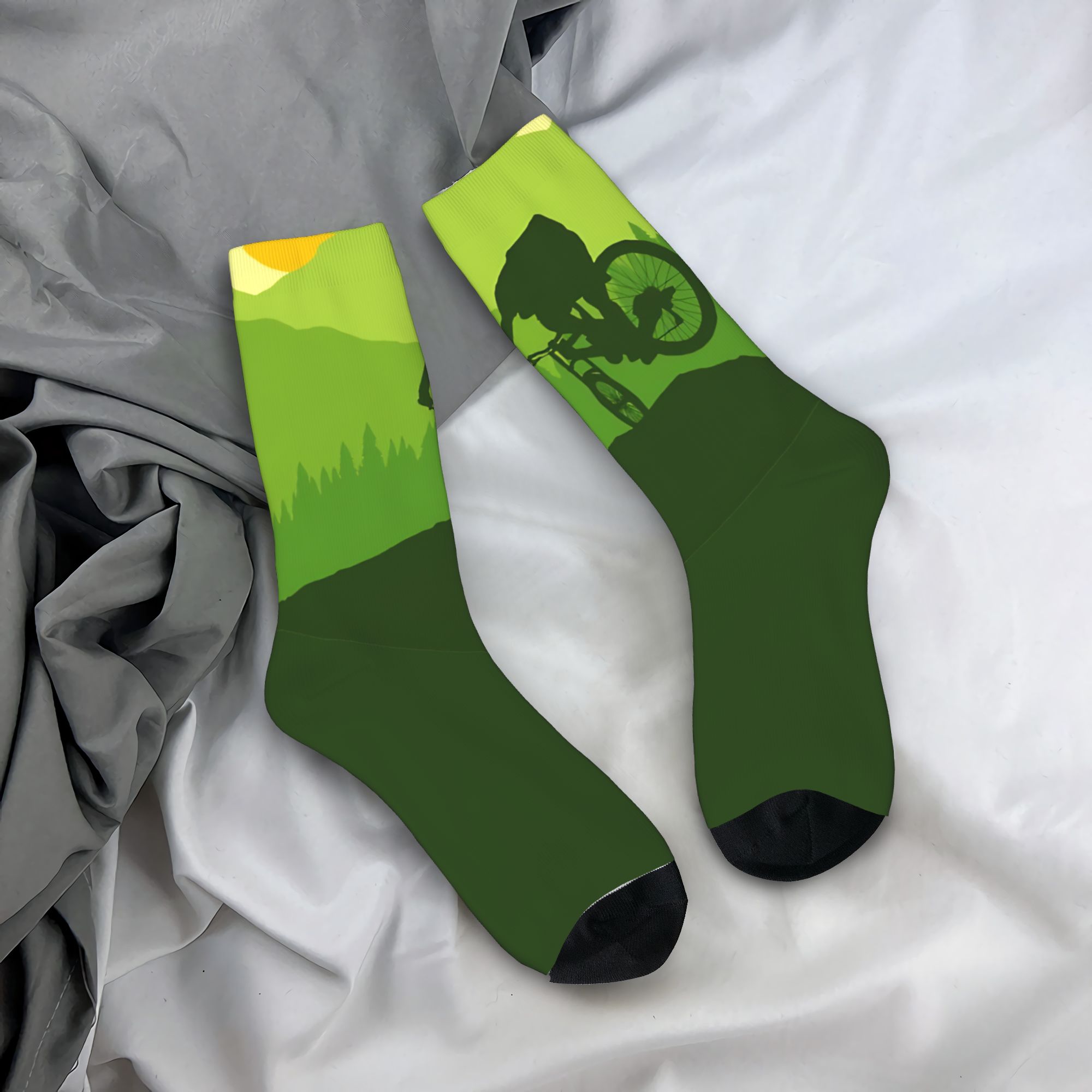 Mountain Biking Socks - Cycling On The Mountain Bike Dress