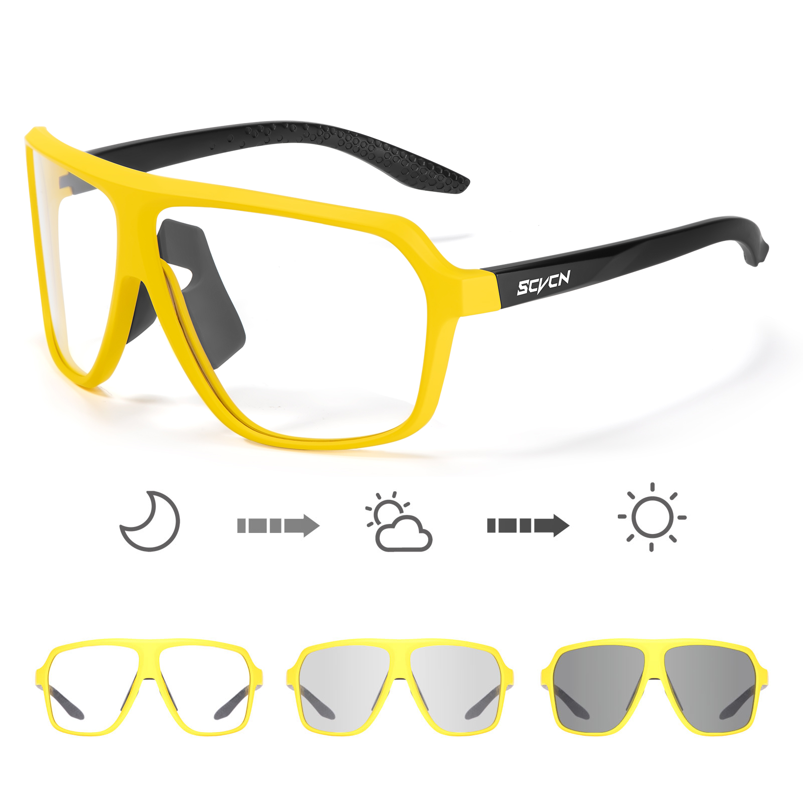 Mountain Biking Glasses - SCVCN Cycling Sunglasses Goggles Bike MTB