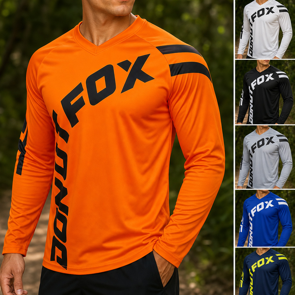Mountain Biking Camp - Adult Male Functional Long Sleeve Cycling