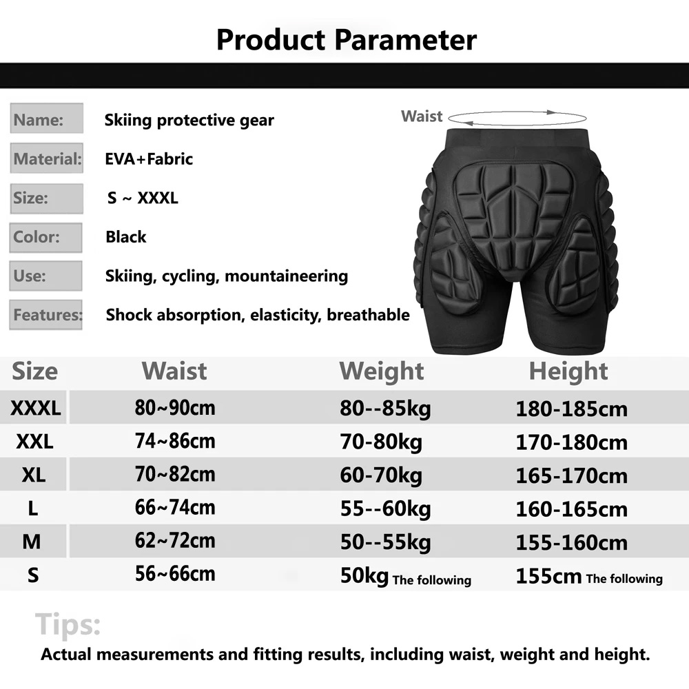 New Ski Shorts Skating Hip Pro - Mountain Biking Elbow Pads review and price