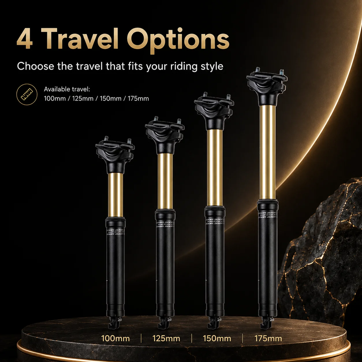 ZOOM Suspension Dropper Seatpo - Dropper Post Remote review and price
