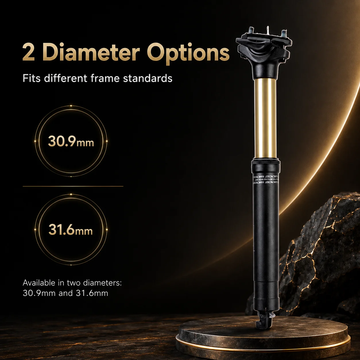 ZOOM Suspension Dropper Seatpo - Dropper Post Remote review and price