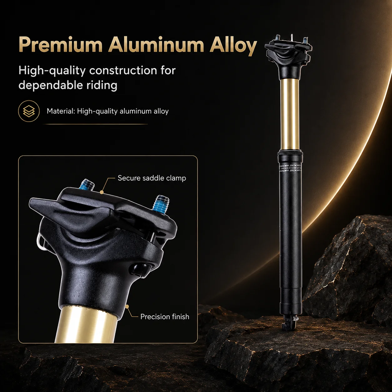 ZOOM Suspension Dropper Seatpo - Dropper Post Remote review and price