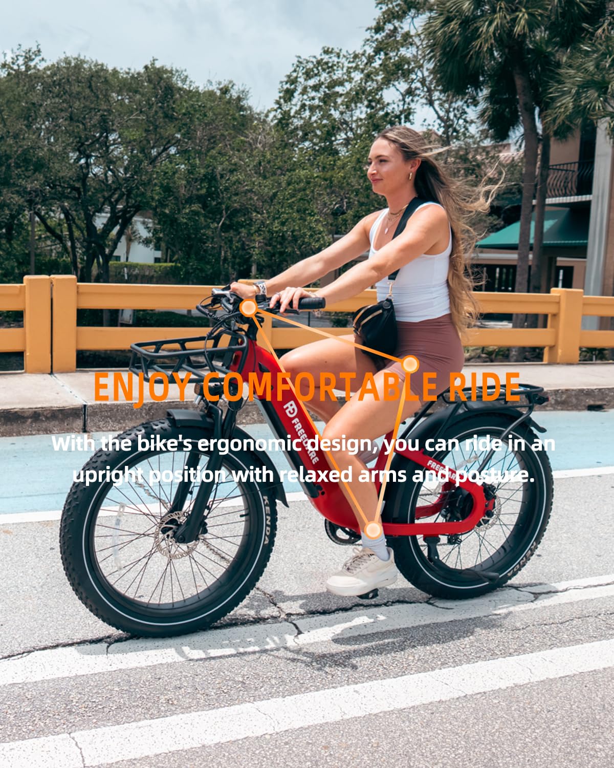 FREEDARE Electric Bike for Adu - Mountain Biking App review and price