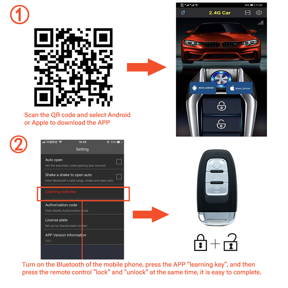 Car Alarm With Autostart Push  - Dropper Post Remote review and price