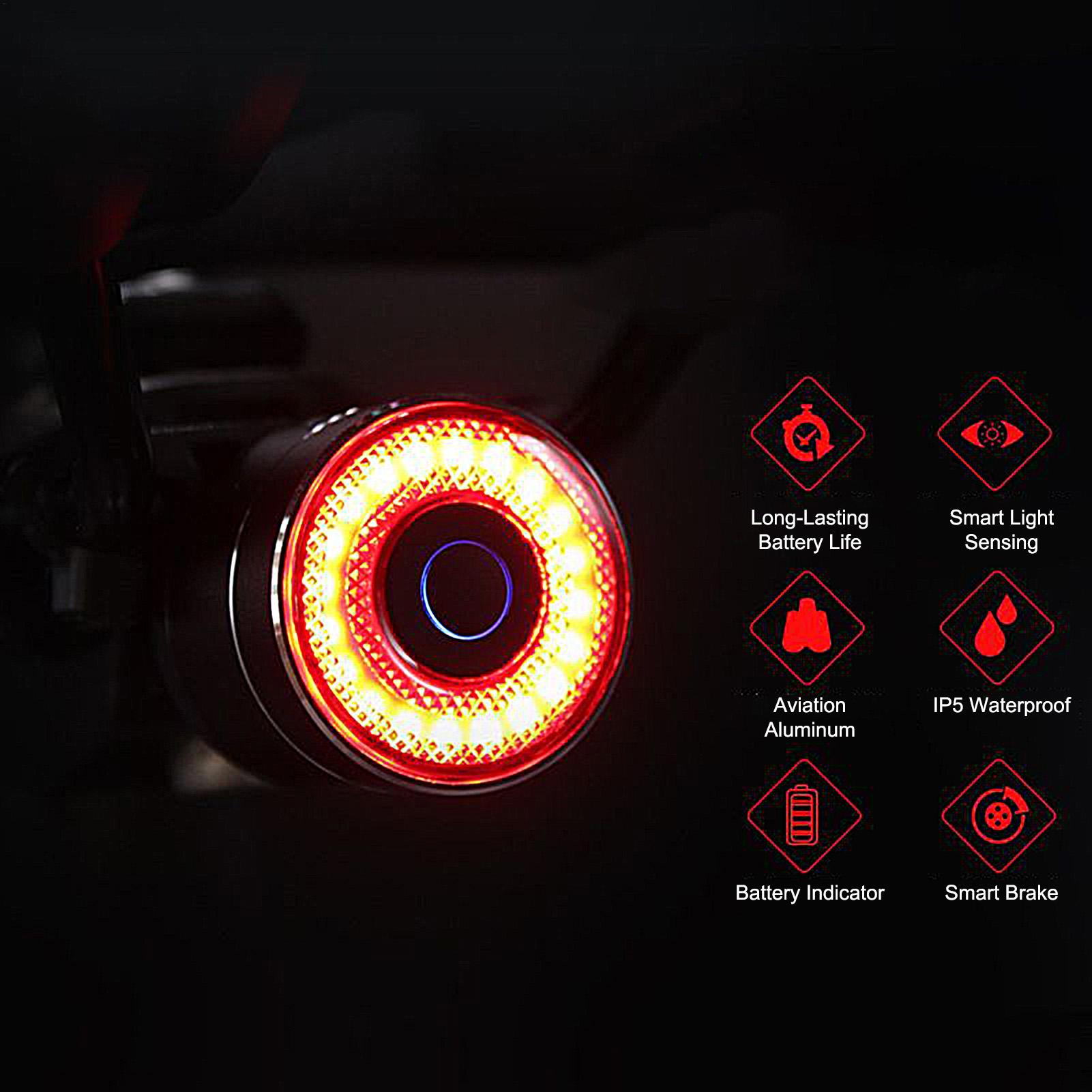 Bike Rear Light Smart Bike Bac - Mountain Biking Camp review and price
