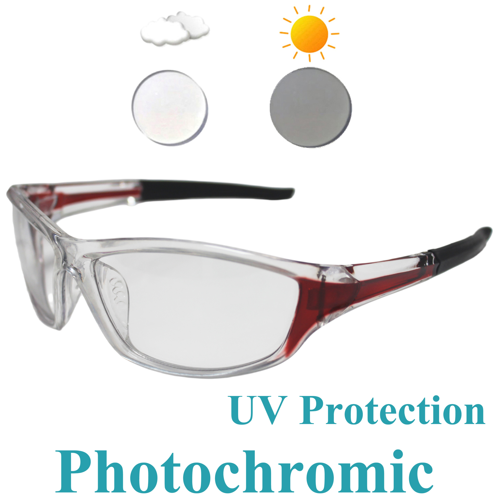 Photochromic Cycling Glasses B - Mountain Biking Glasses review and price