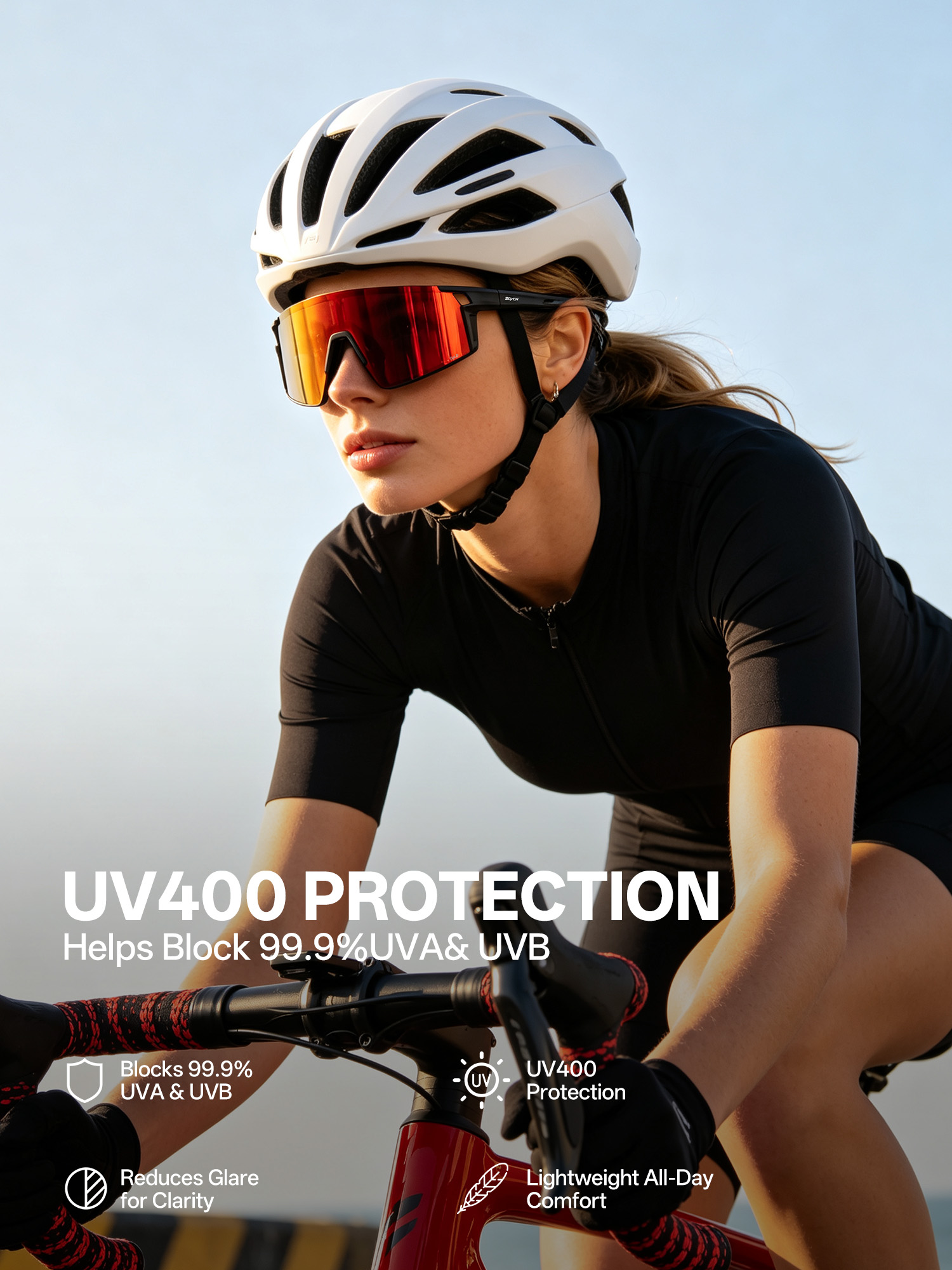 SCVCN Outdoor UV400 Windproof  - Mountain Biking Glasses review and price