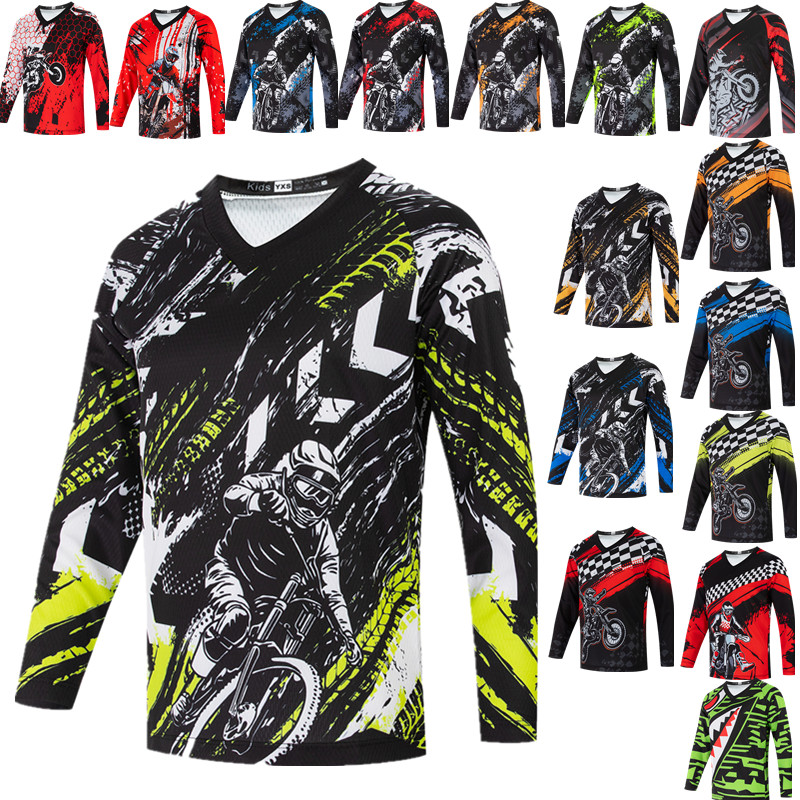 Motocross Jersey Youth Dirt Bi - Mountain Biking Youth review and price