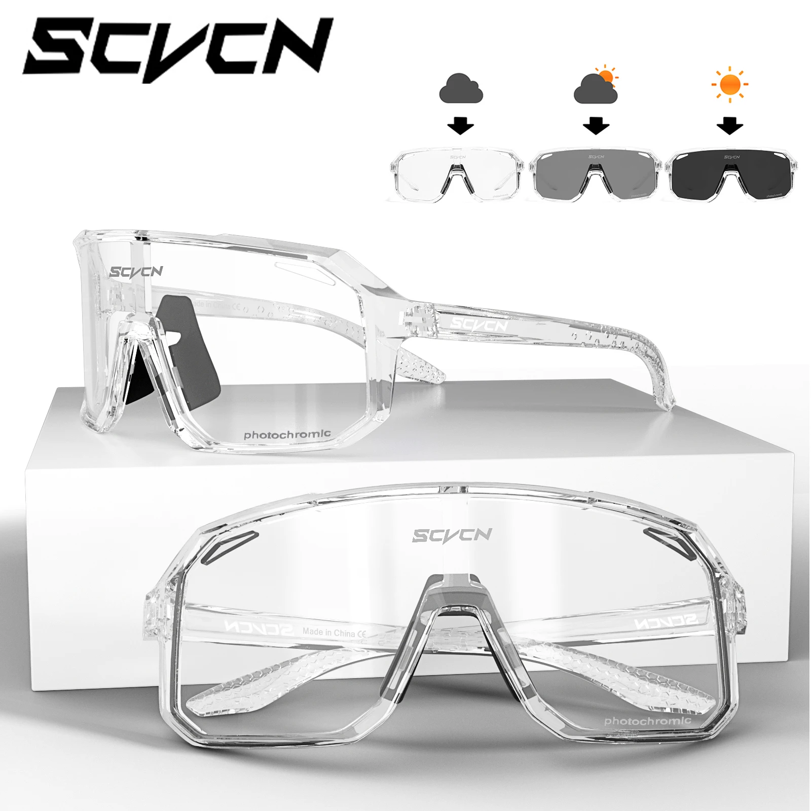 SCVCN Photochromic Hiking Eyew - Mountain Biking Glasses review and price