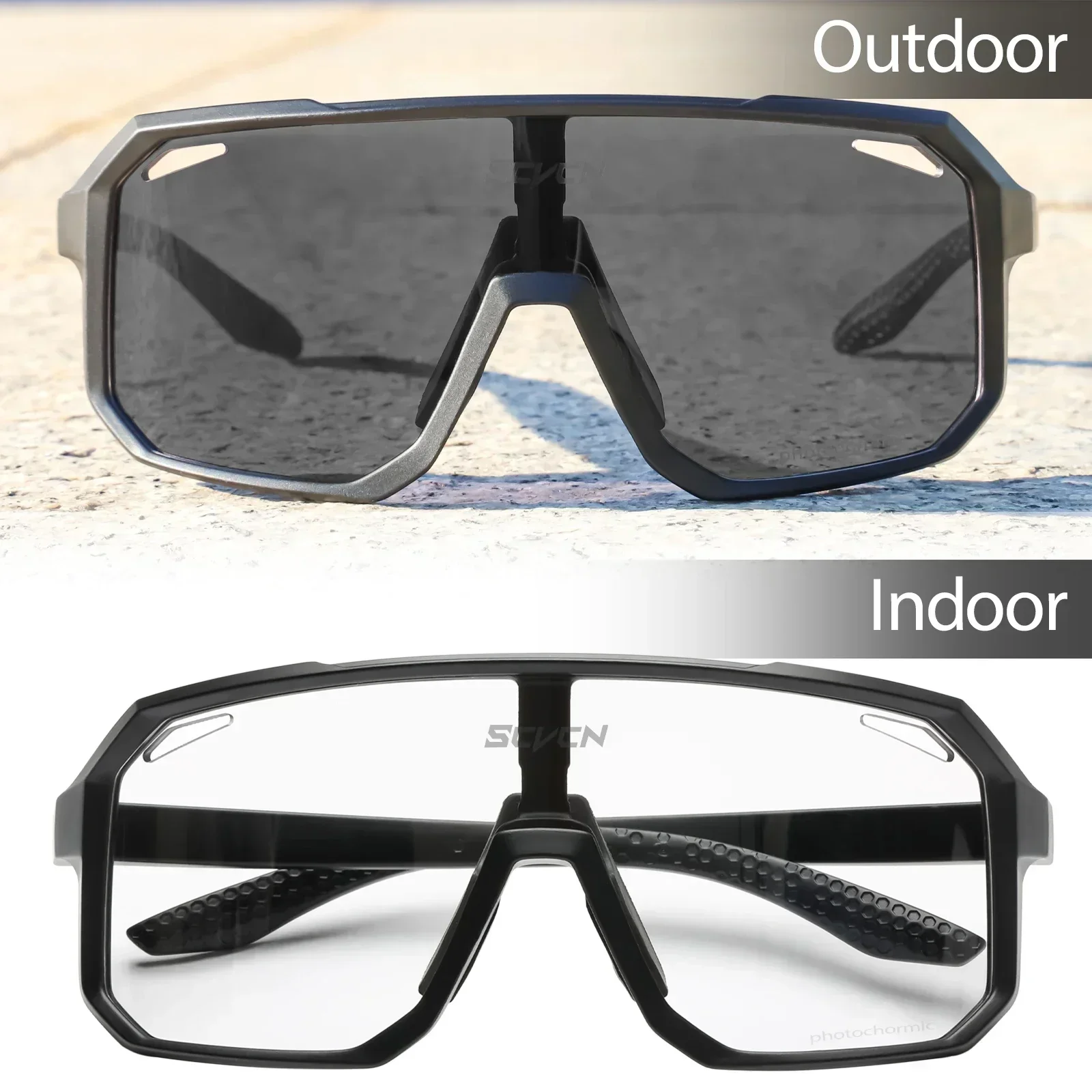 SCVCN Photochromic Hiking Eyew - Mountain Biking Glasses review and price