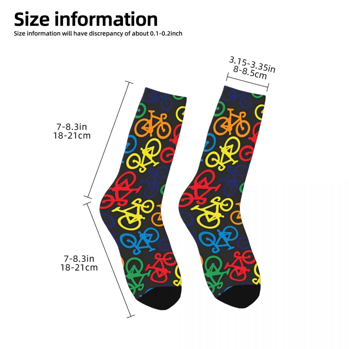 Rainbow Multiple Bikes Crazy M - Mountain Biking Socks review and price