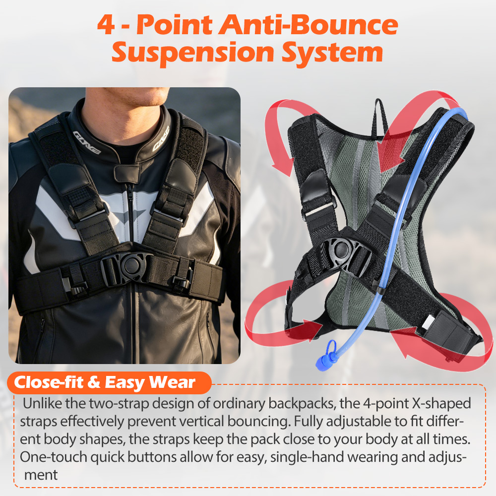 NEWBOLER 5L Motorcycle Cycling - Mountain Biking Hydration Pack review and price