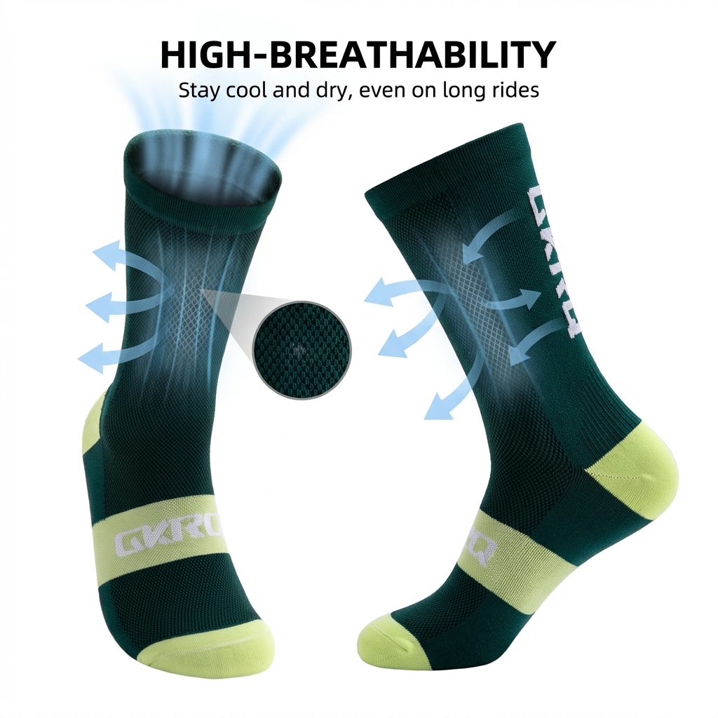 2025 New Cycling Socks Bike Pr - Mountain Biking Socks review and price