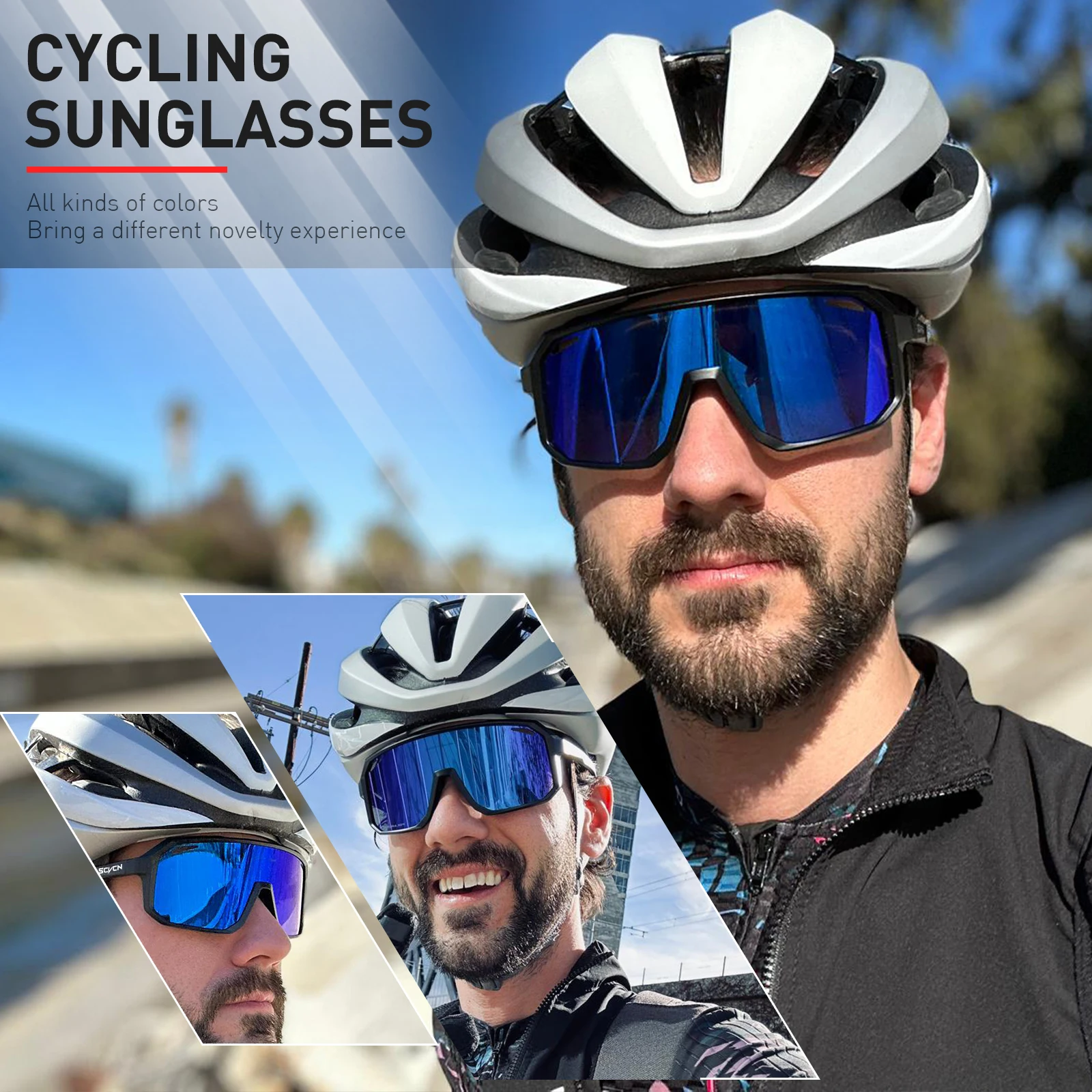 SCVCN New Cycling Sunglasses M - Mountain Biking Glasses review and price