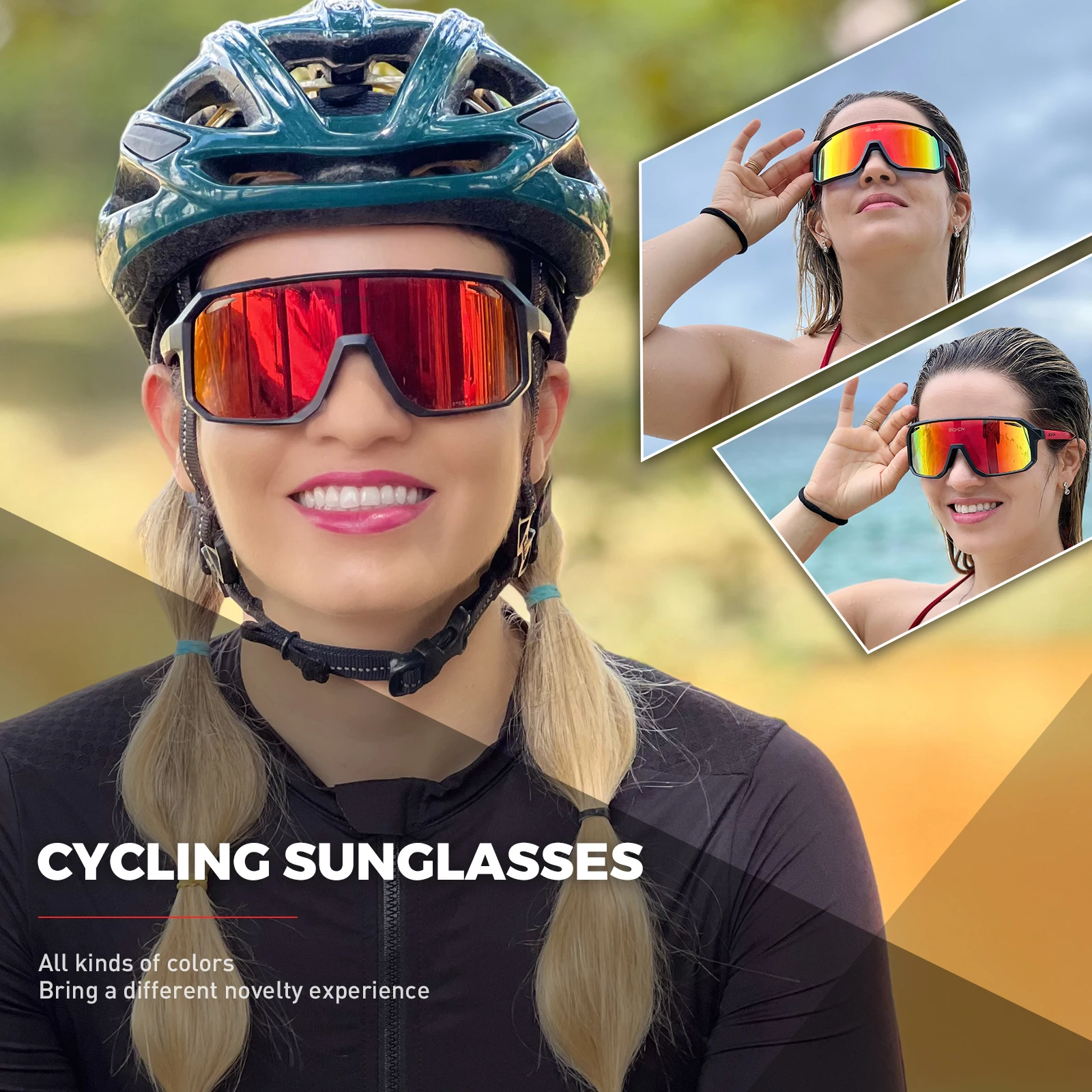 SCVCN New Cycling Sunglasses M - Mountain Biking Glasses review and price
