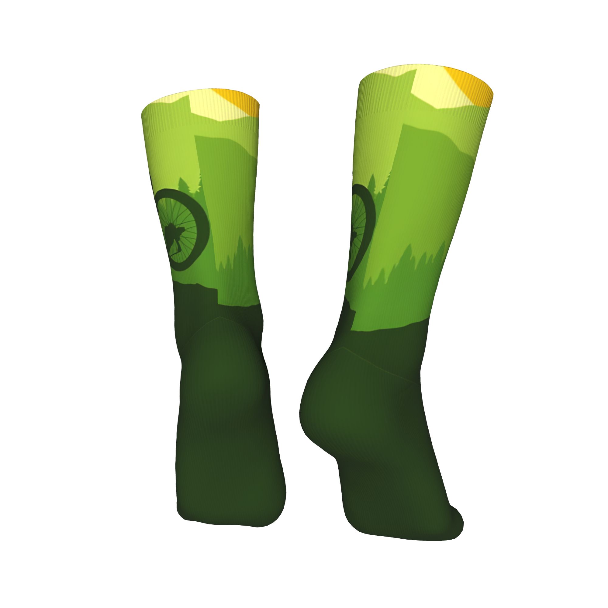 Cycling On The Mountain Bike D - Mountain Biking Socks review and price
