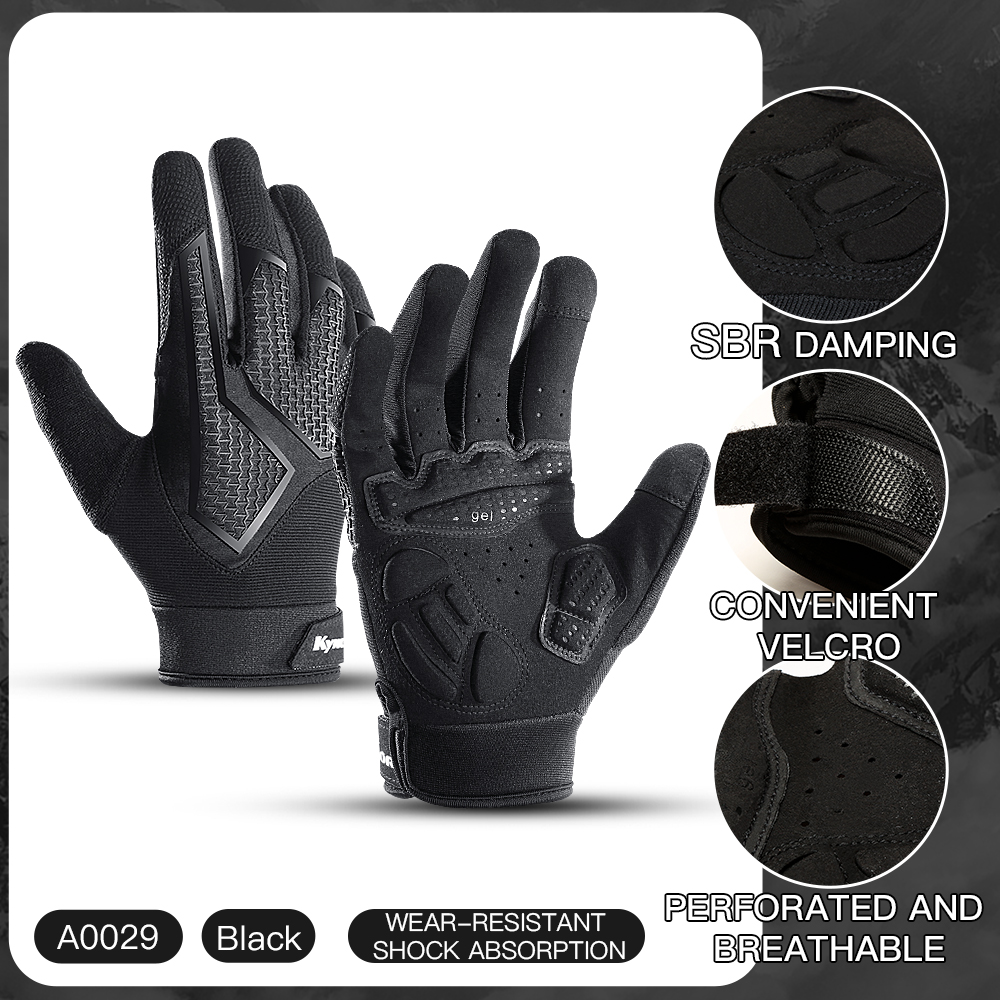 Kymc Full Finger Cycling Glove - Mountain Biking Elbow Pads review and price