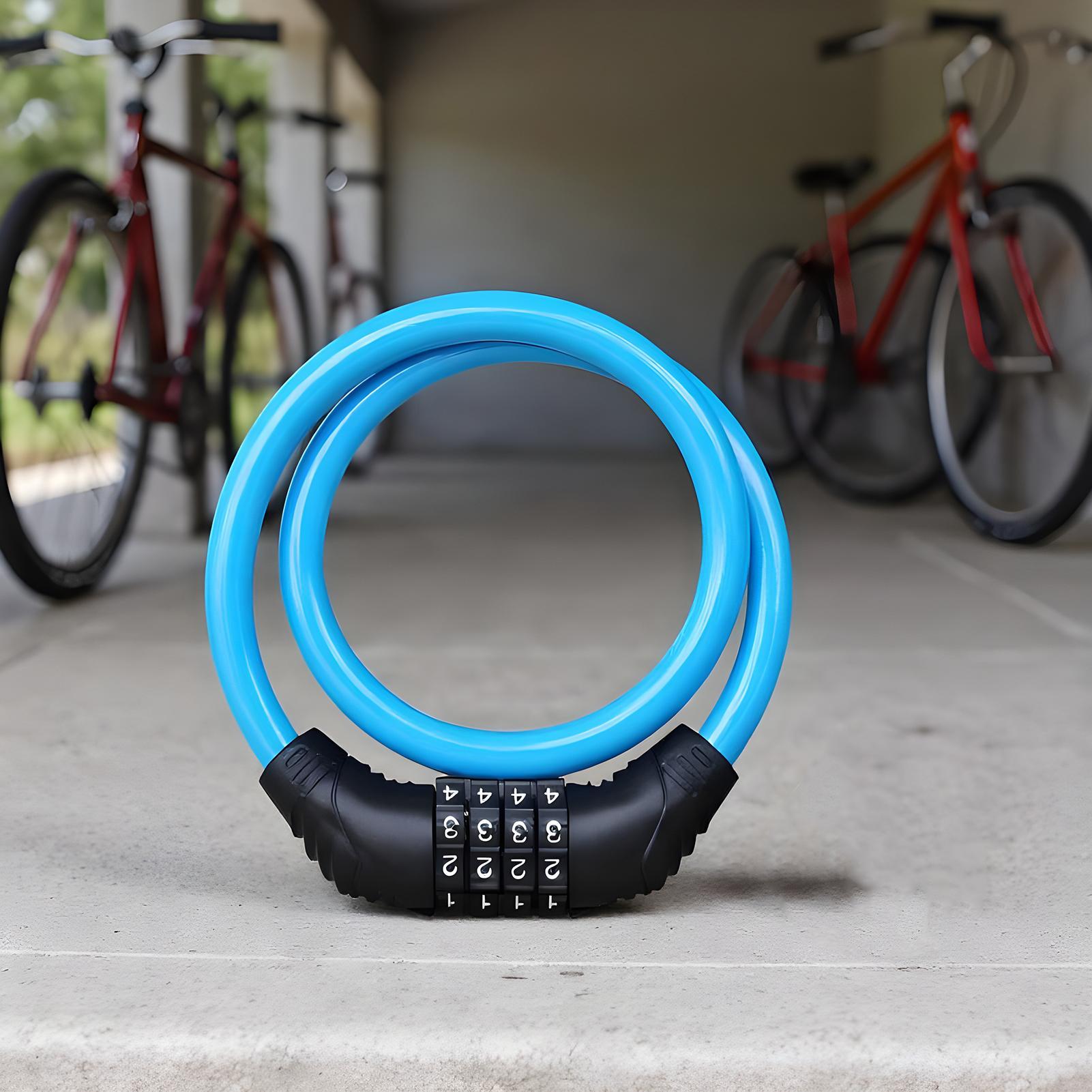 Combination Bike Lock Heavy Du - Mountain Biking Youth review and price