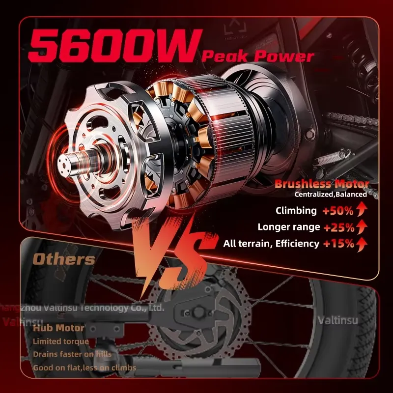 Hot Selling 5600W Geared Motor - Mountain Biking Youth review and price
